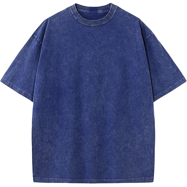 Aelfric Eden Mens Cotton Wash Solid T-Shirts Oversized